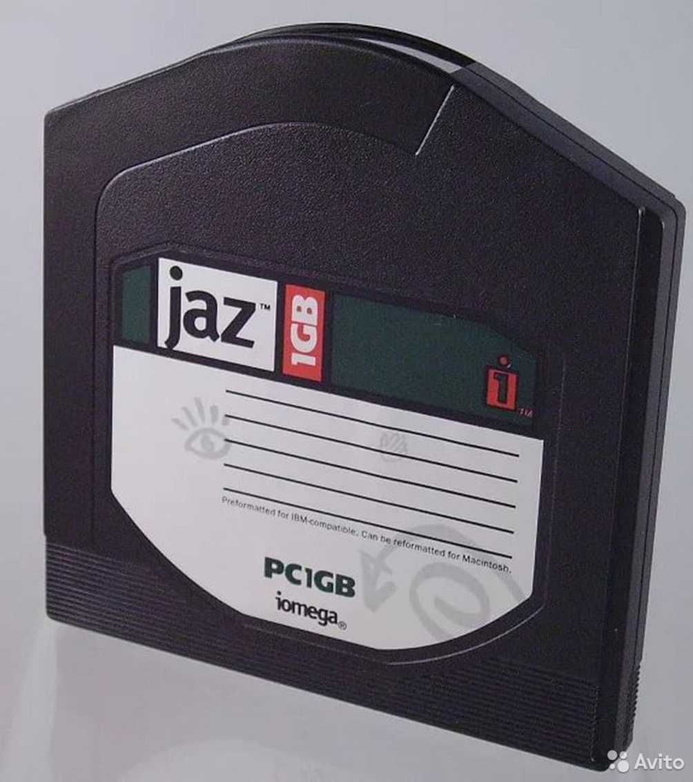 Магнито- оптический диск IOMEGA JAZ 1GB DISK IBM FORMATTED Б/У