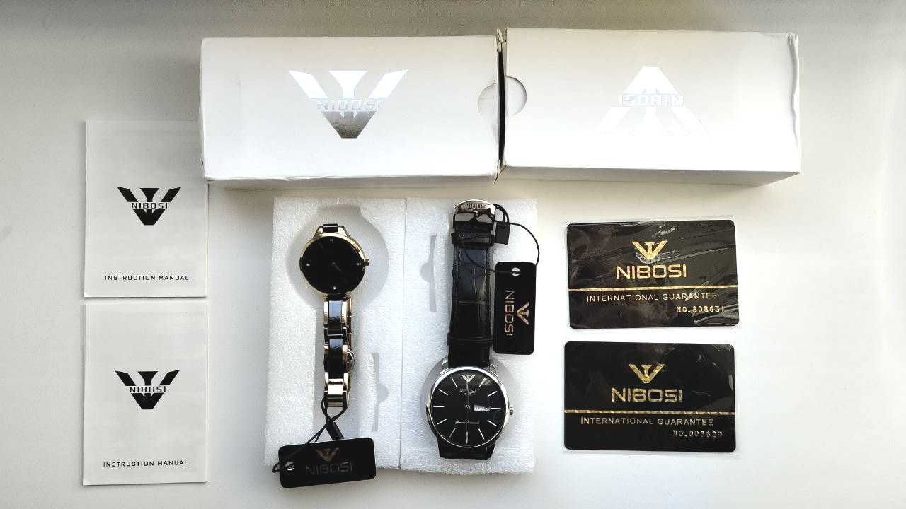 Мужские кварцевые наручные часы NIBOSI с японским механизмом