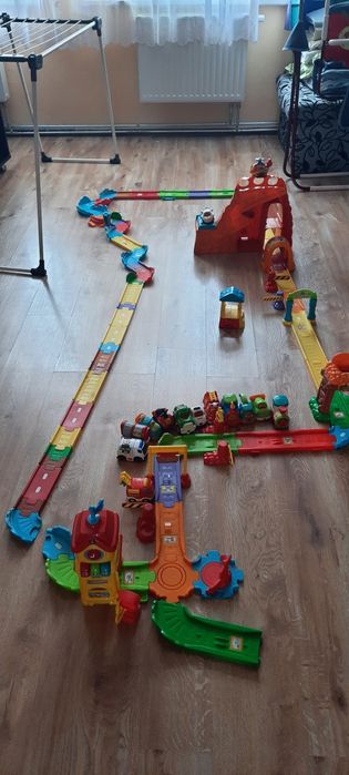 zabawki pociąg Tut Tut Baby Flitcer zabawkowy tor