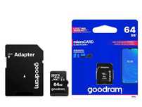 KARTA pamięci  Goodram Micro SD 64GB, Class10 UHS + adapter