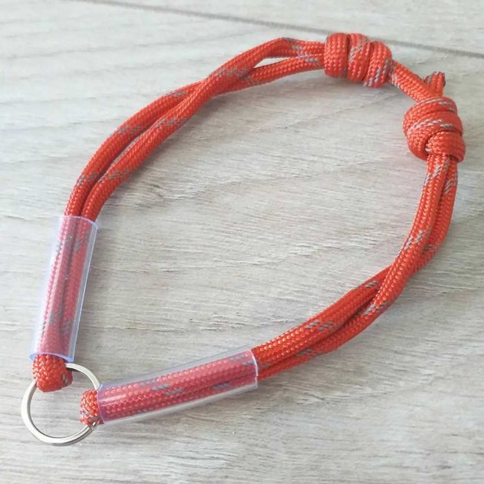 Регульований нашийник-шнурок для адресника собаки/кота 22-40 см