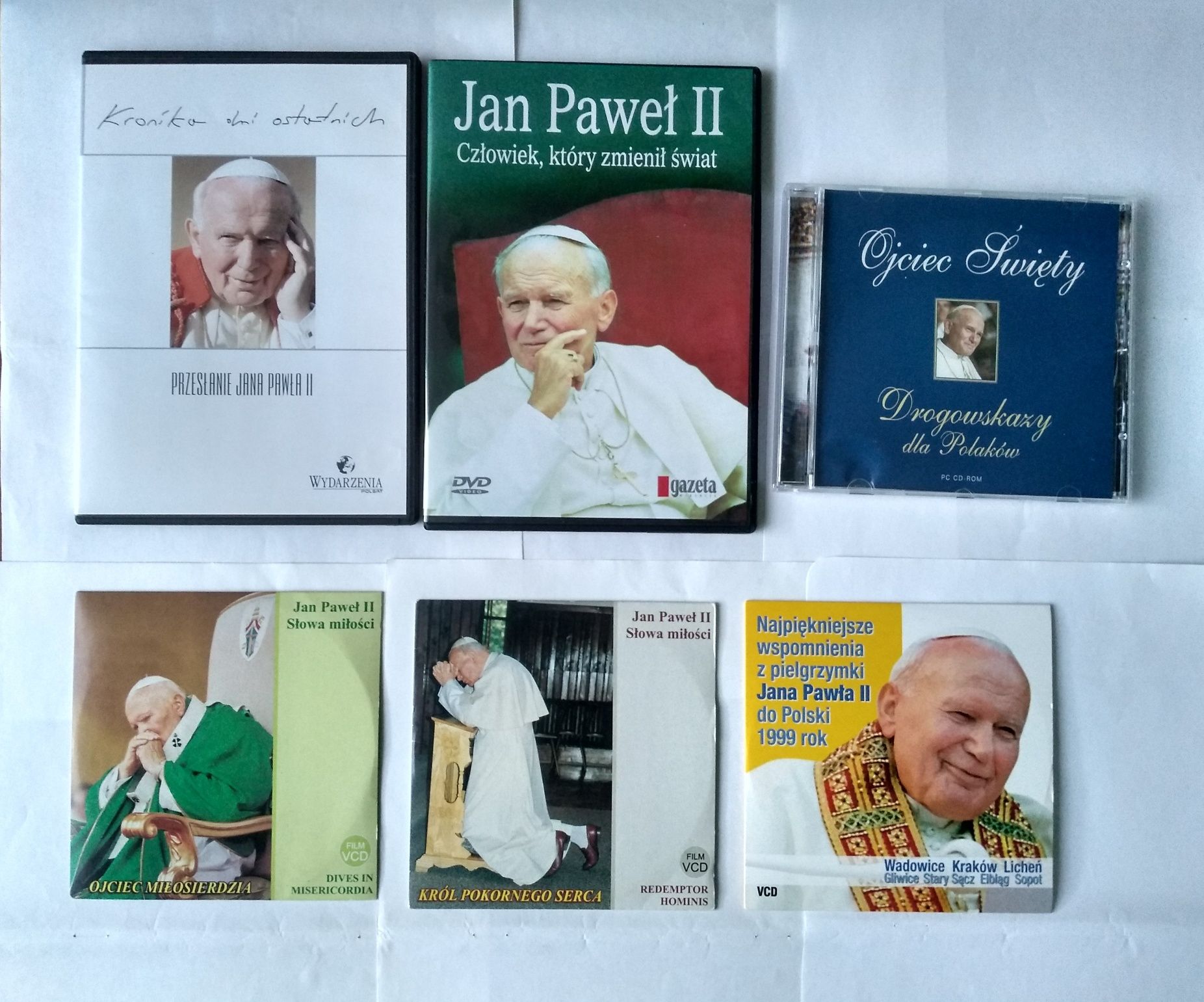 Św.Jan Paweł II / płyty DVD, VCD, CD-ROM