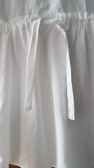 Elegancka biała  bluzka dla ciężarnej rozmiar M L