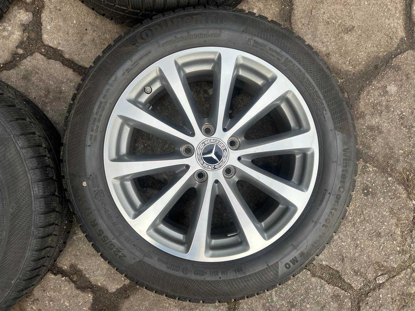 Oryginał koła 225/55R17 Mercedes E klasa W213 Continental 7,0mm zima