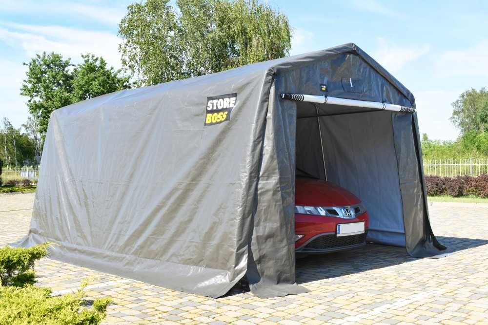 Namiot garażowy na samochód 3,3 x 4,7 m * PRZENOŚNY * kotwy w Zestawie
