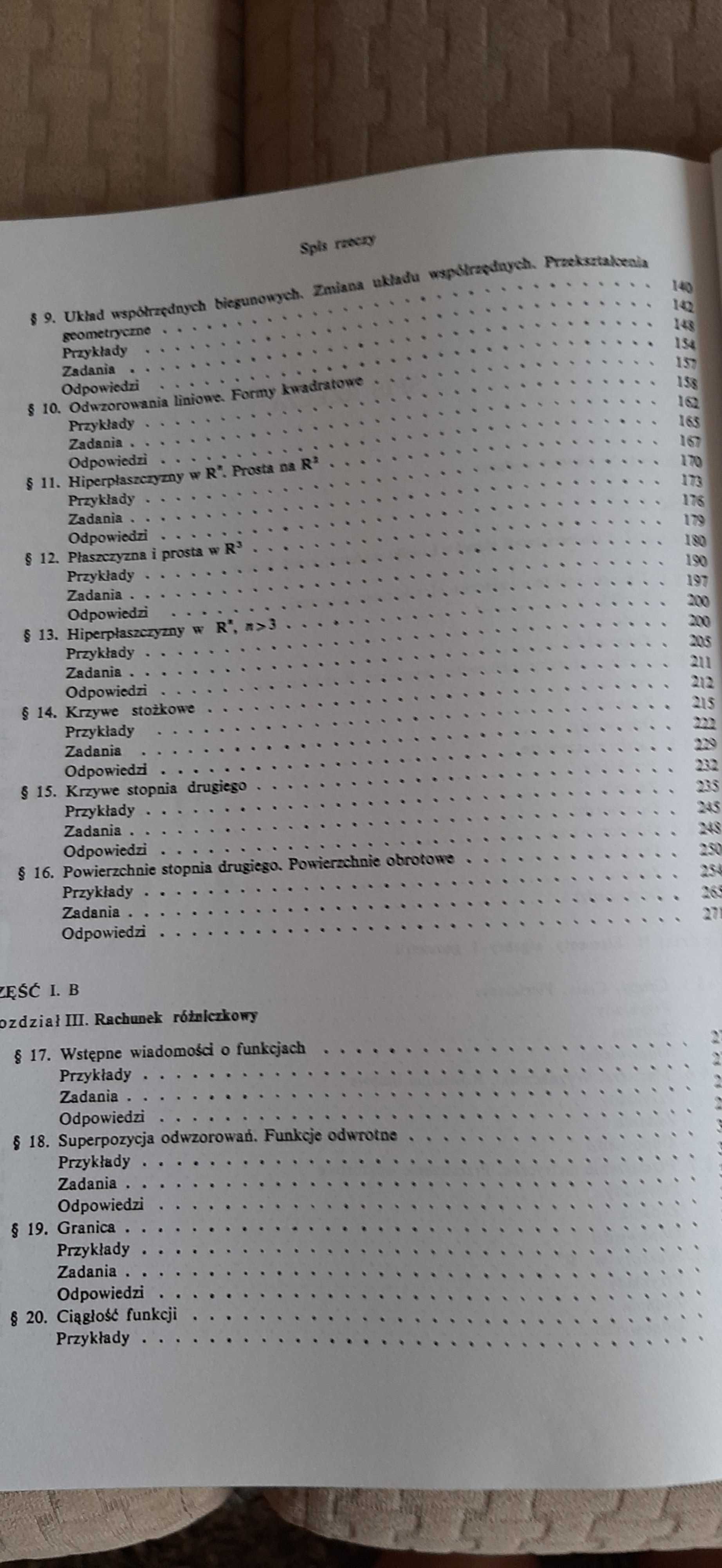 Zadania z matematyki dla wyższych uczelni technicznych część I.A