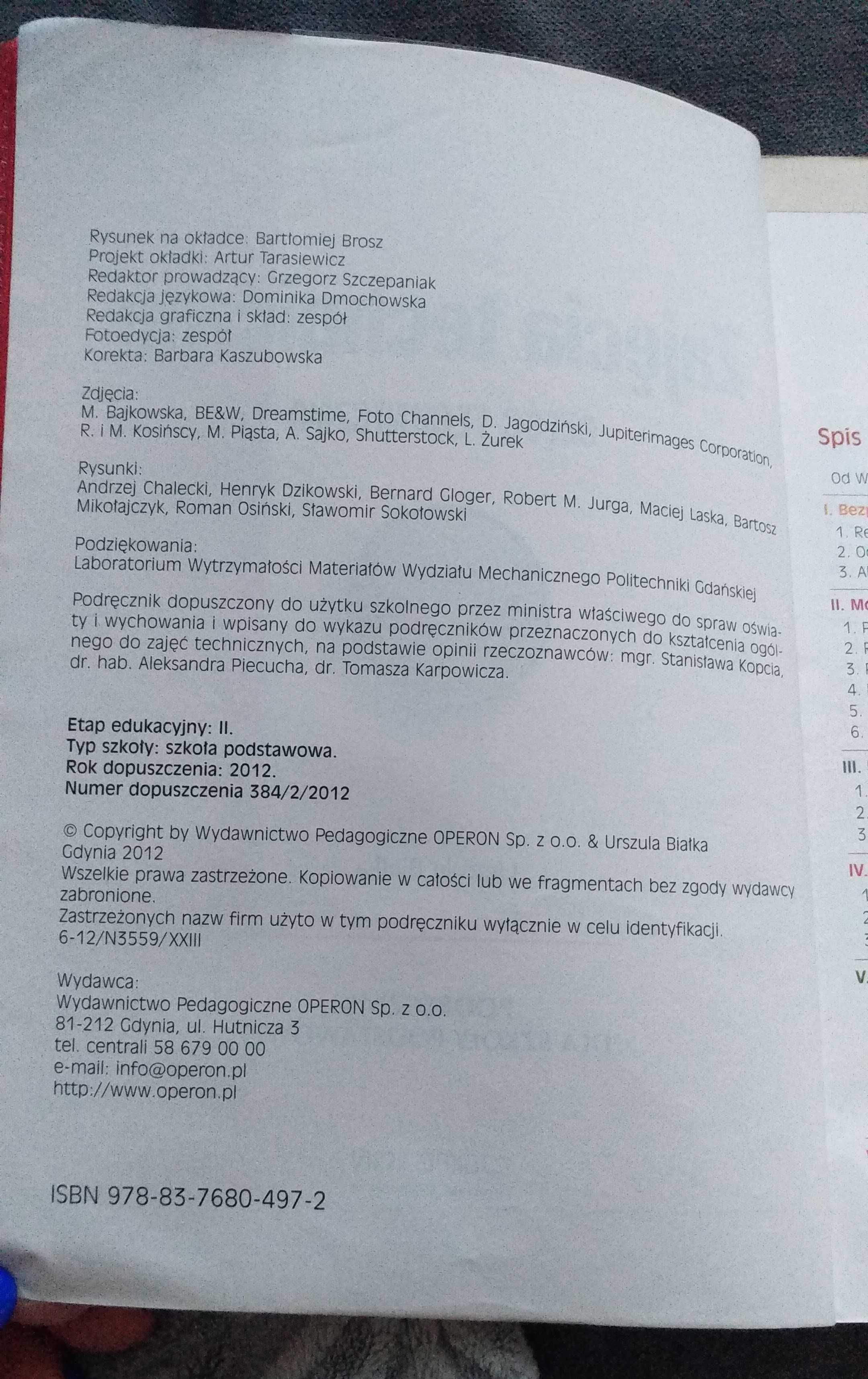 Podręczniki do zajęć technicznych Część techniczna Część komunikacyjna