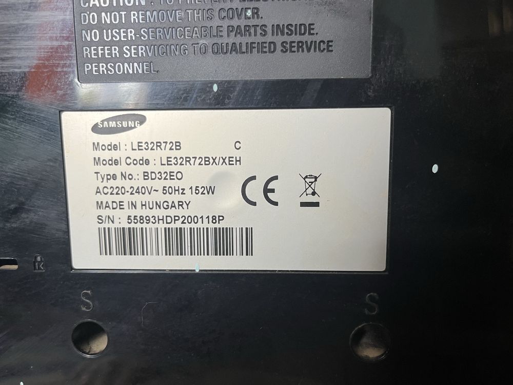 Samsung LE32R72B – 32” LCD TV