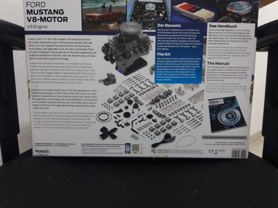 Ford Mustang V8 K-code 1965 engine 1/3 kit