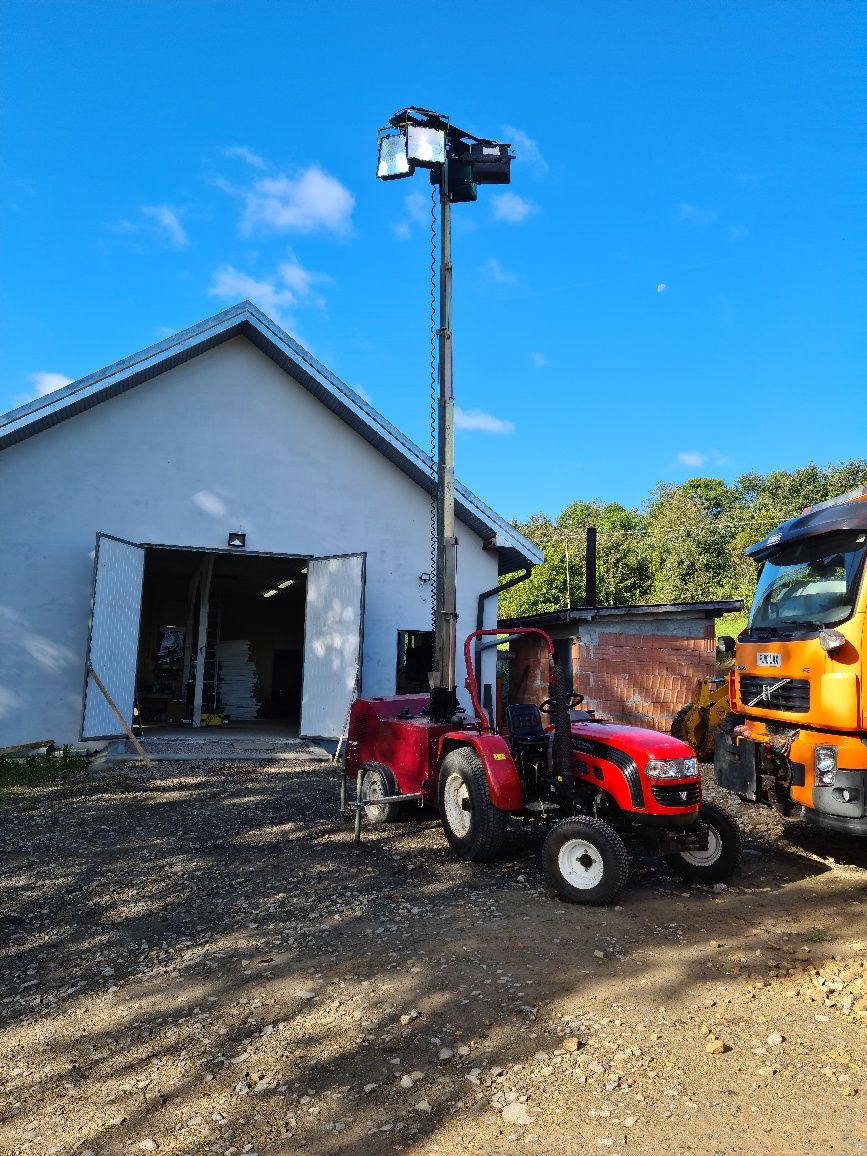 Wieża oświetleniowa maszt oświetleniowy agregat prądotwórczy generator