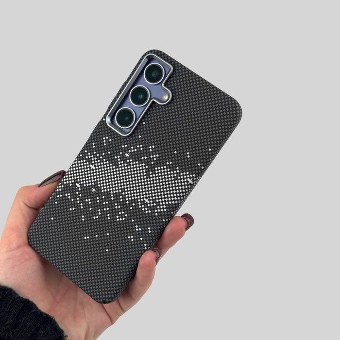 Карбоновий чохол Samsung S25 Ultra чехол самсунг ультра карбон MagSafe