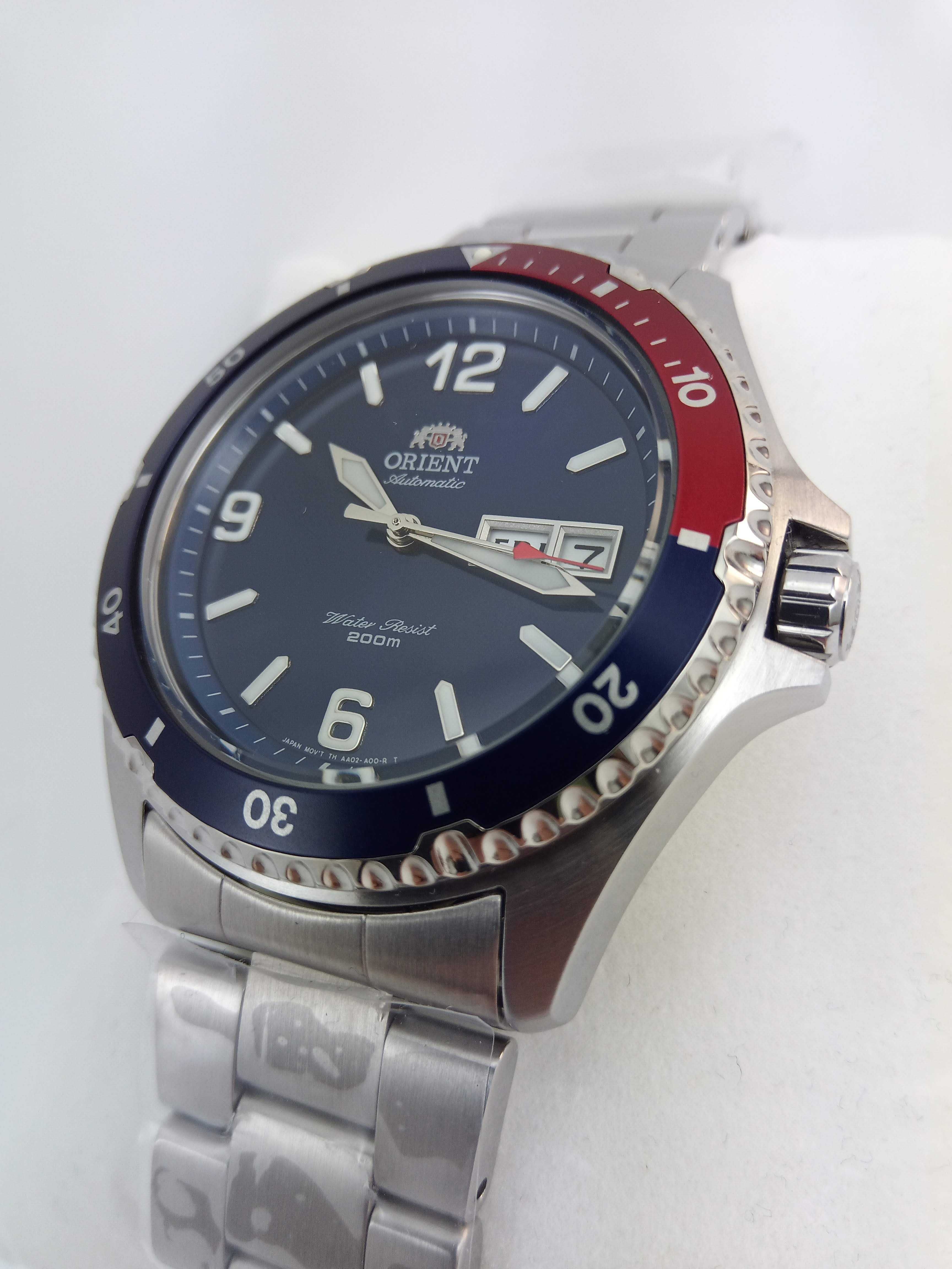 Японские мужские часы Orient MakoII FAA02009D9 механика самозавод 200м