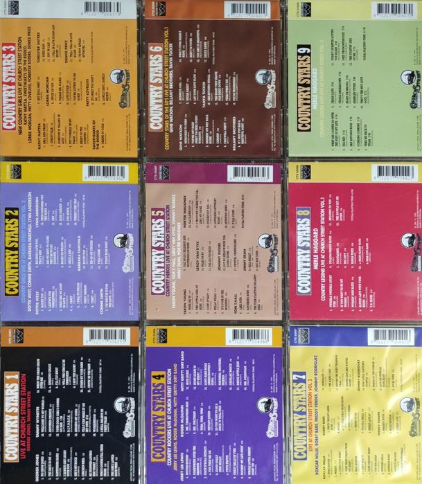 Lote CD 9 Volumes - Musica Country Music - Vários Artistas