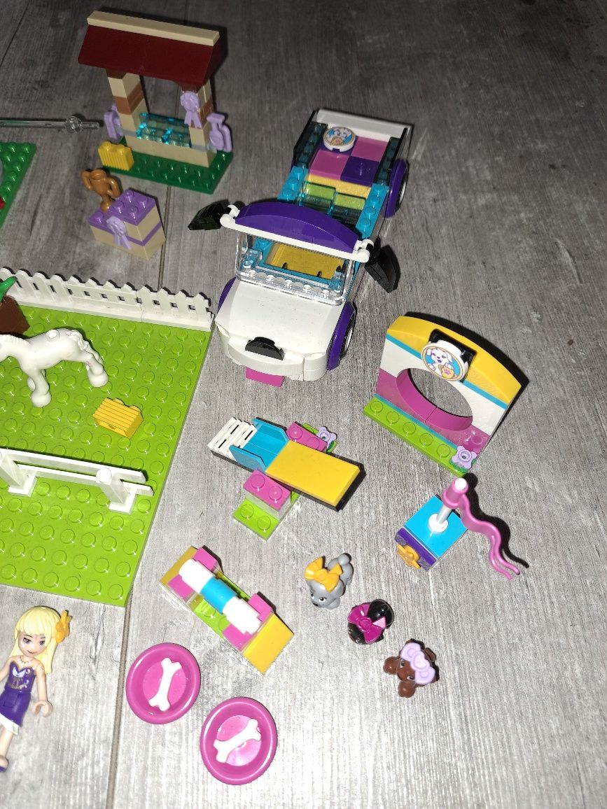 Lego friends zestawy z konikiem i pieskami