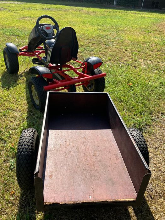 Dwuosobowy Gokart Berg z przyczepką