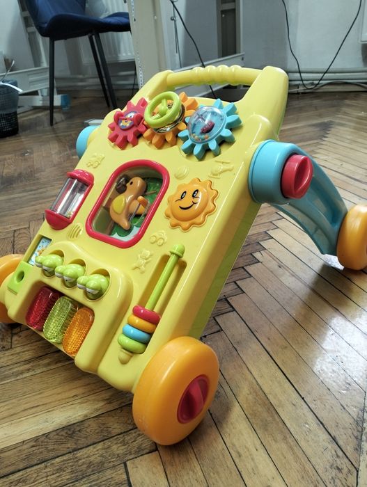 2 в 1 дитячі ходунки і столик у відмінному стані