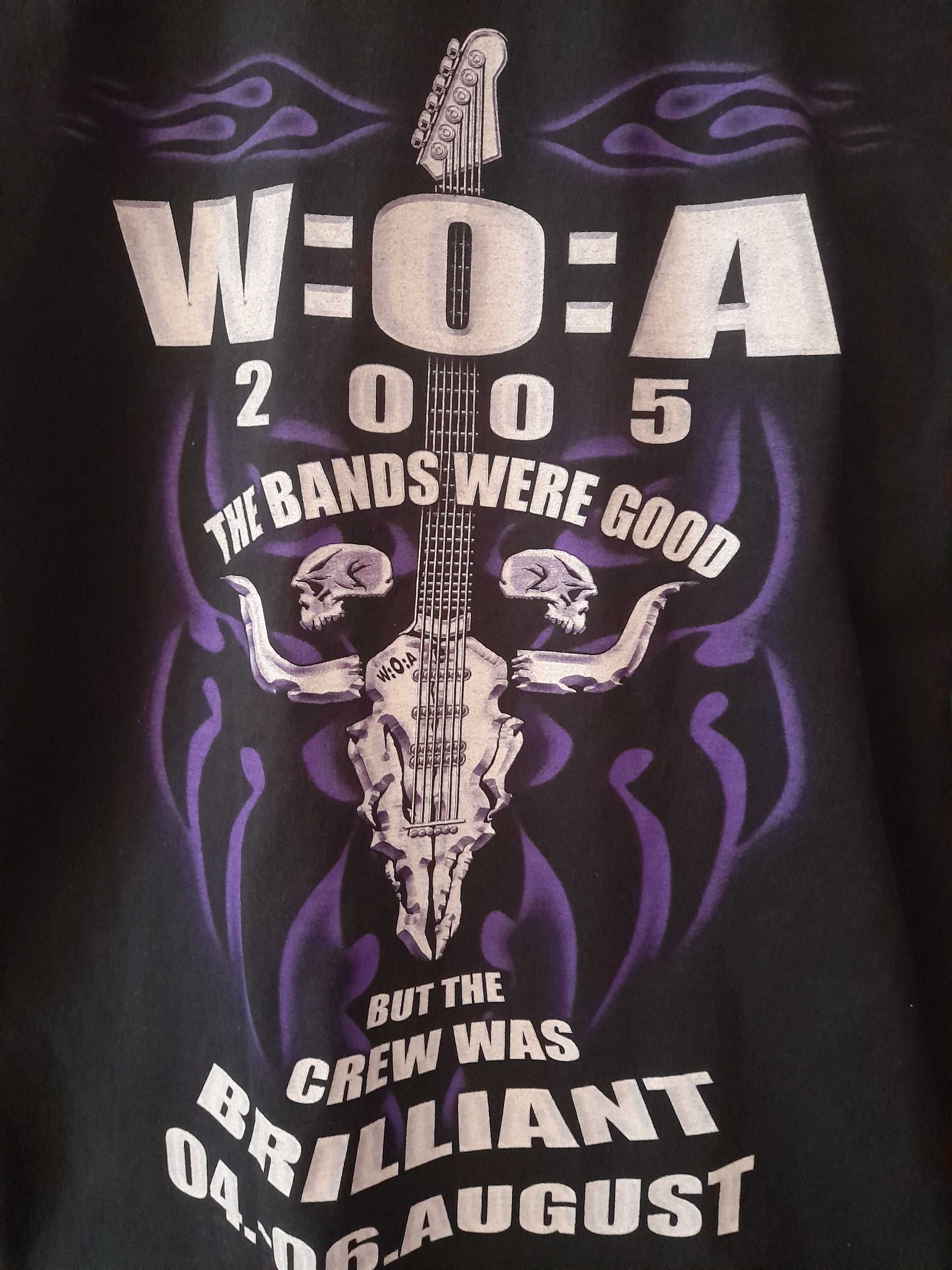 Винтаж Футболка "woa the bands were good 2005", М