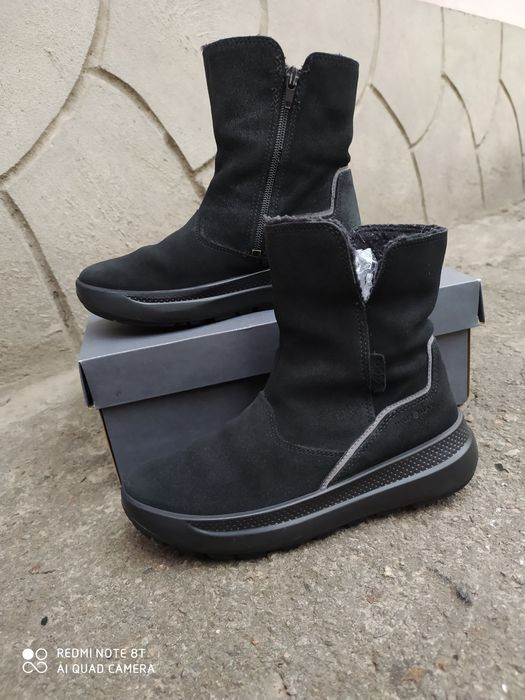 Ecco 34 28 ботинки на дівчинку зимові уггі черевики чоботи сапоги ессо