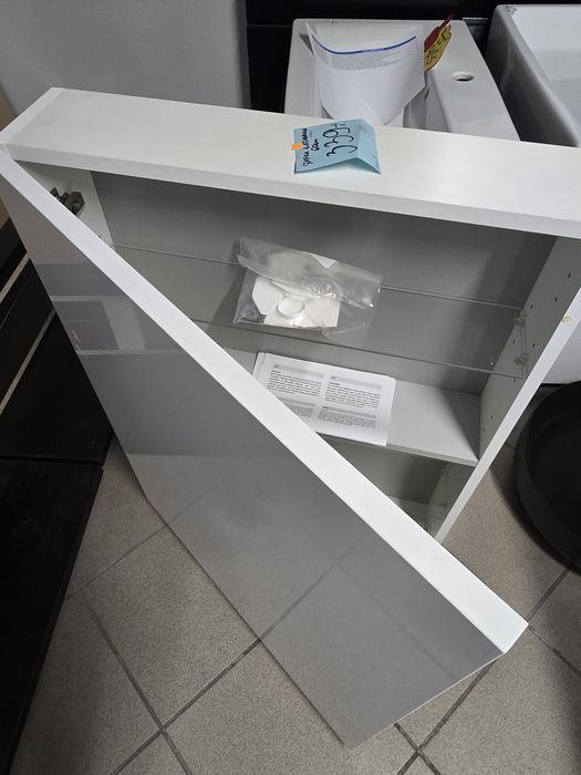 Szafka łazienkowa biała wisząca 60 cm poekspo