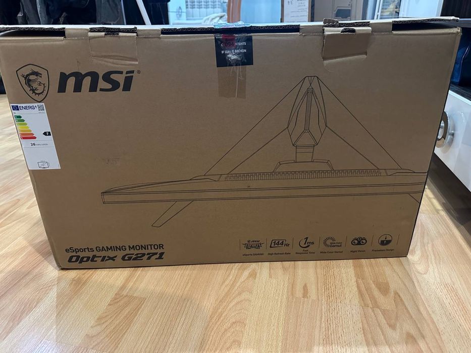 Игровой монитор MSI g271 144гц 27 дюймов