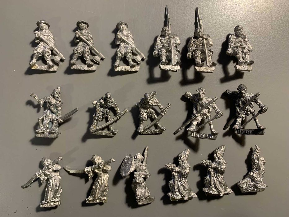 Warhammer Fantasy Battle: Undead Samurai - 17 figurek, oldhammer