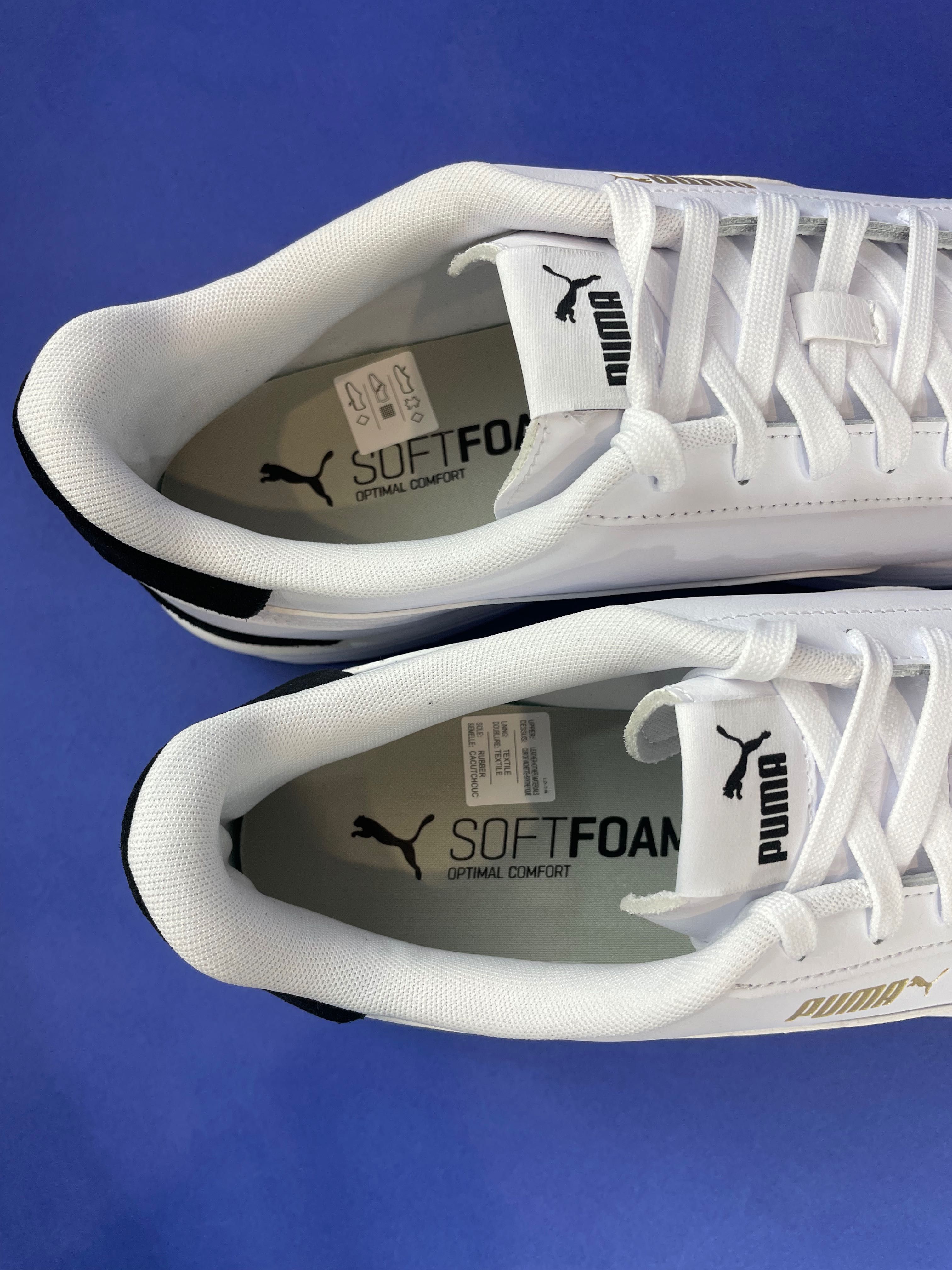 Чоловічі білі шкіряні кеди PUMA Serve Pro 47 розмір