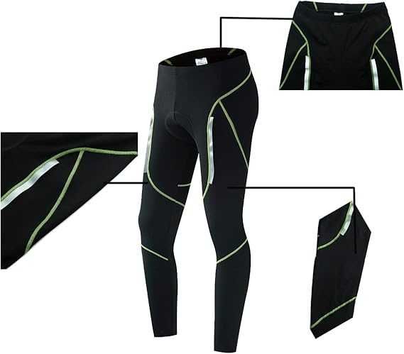 Strój rowerowy zimowy jesienny długi rękaw ocieplany z wkładką żelową