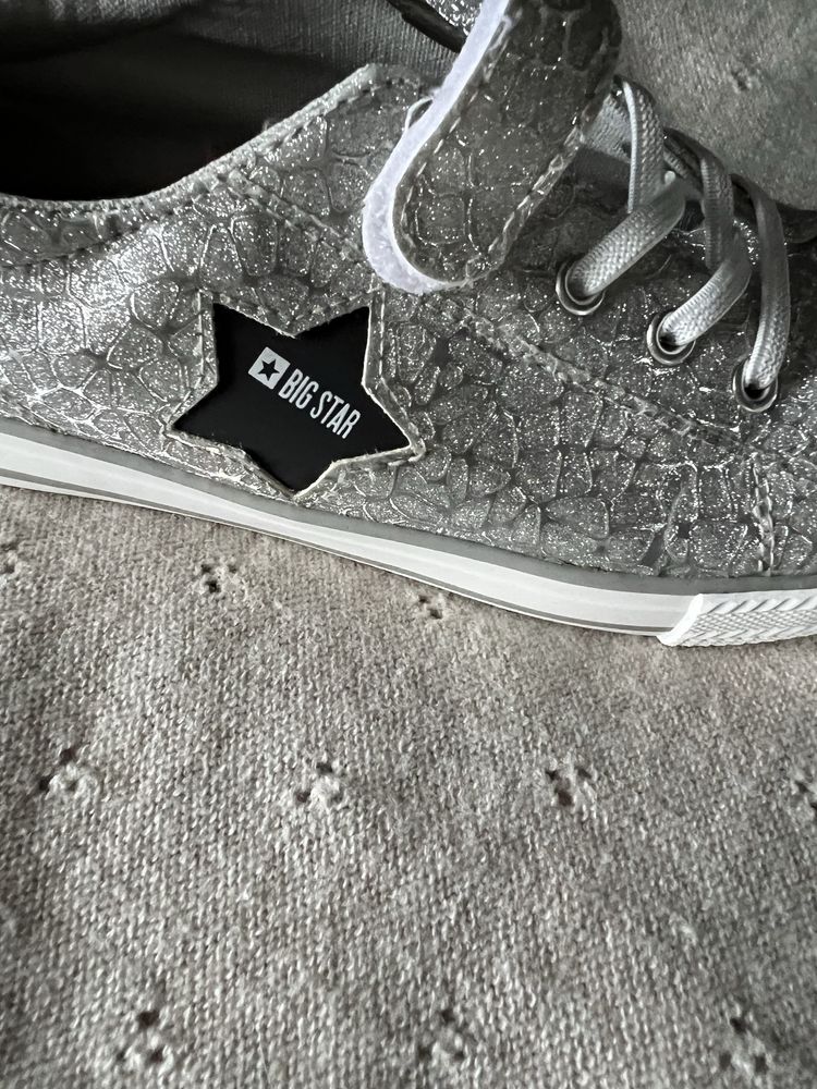 Big Star srebrne trampki rozmiar 35