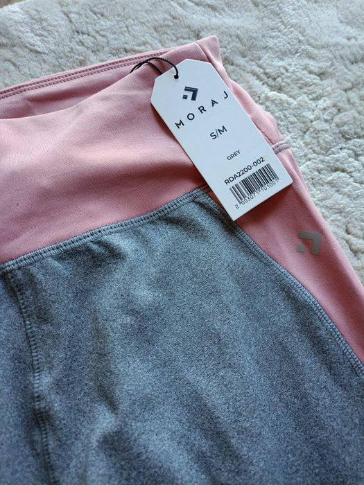 Nowe z metką Legginsy damskie sportowe długie w paski r. S/m
