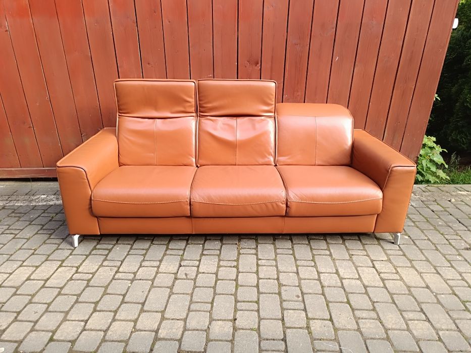 Sofa skórzana,sofy skórzane, komplet wypoczynkowy,że skóry transport