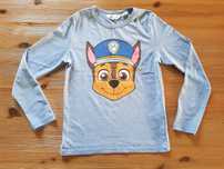 Koszulka H&M 122/128cm, t-shirt długi rękaw Paw Patrol,