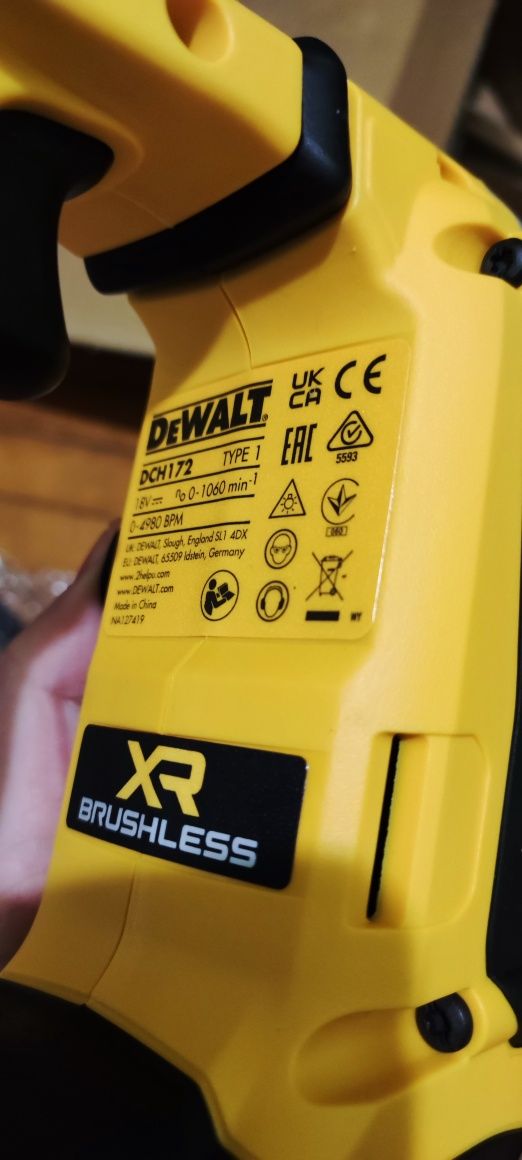 Dewalt dch172 18v перфоратор оригінал із Англії