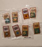 Badge Vintage pokemon 8 szt odznaki piny