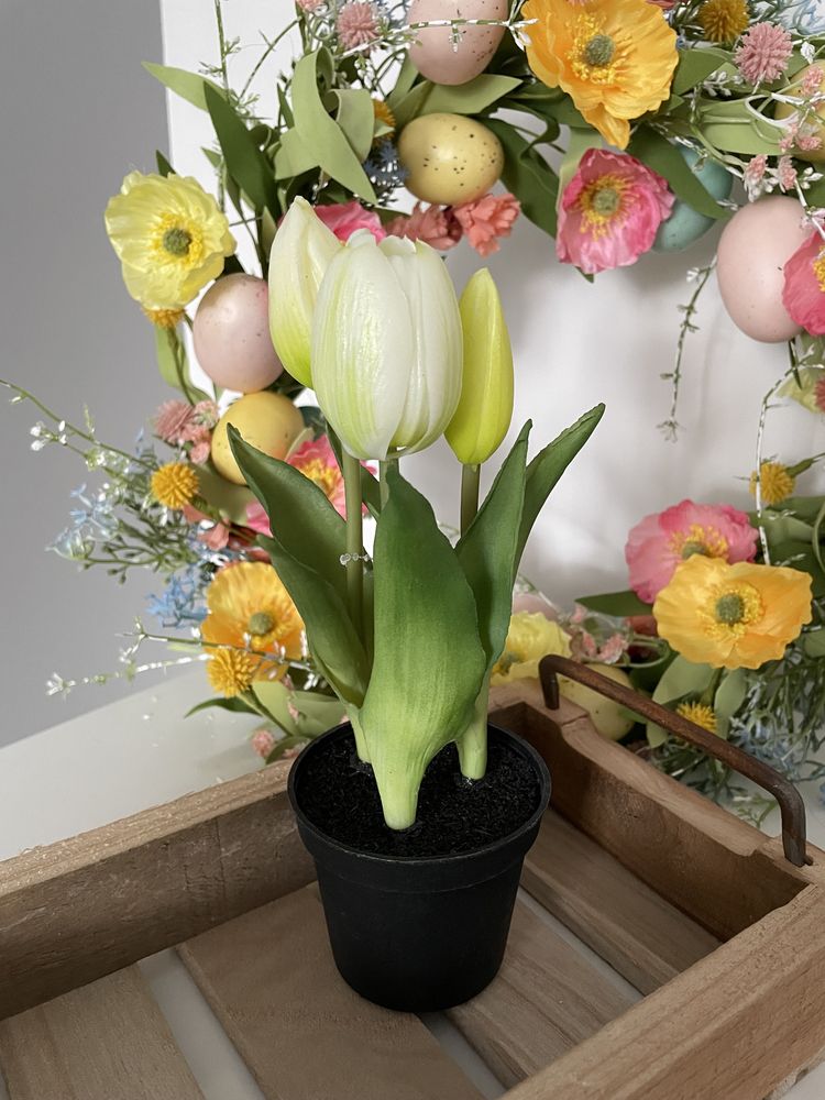 Декор букет тюльпанов