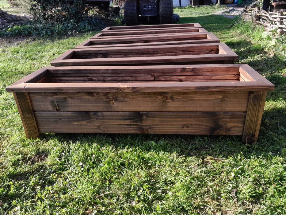 Donica drewniana na kwiaty, zioła , warzywa