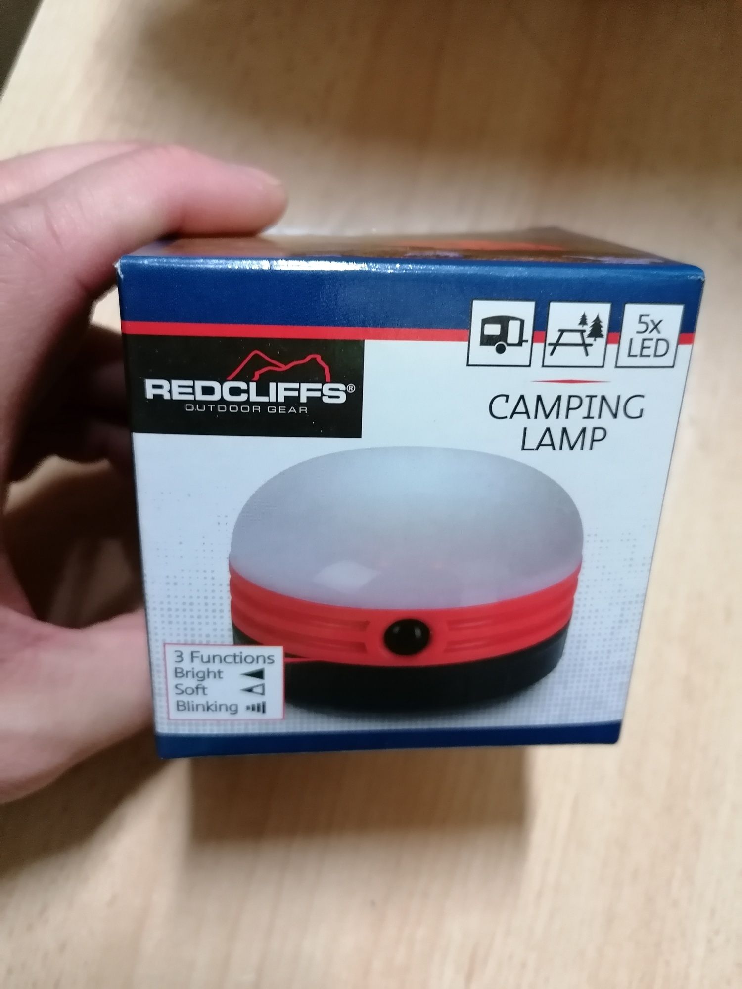 Lampka lampa camping namiot latarka turystyczna  led