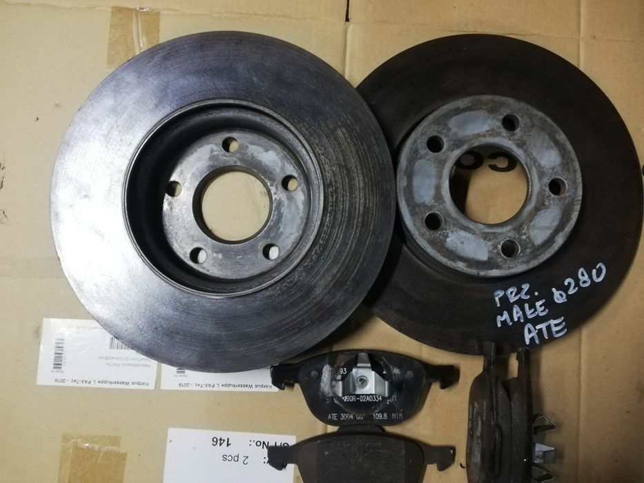 Tarcze klocki hamulcowe przód przednie Focus mk2 i C-max małe 278mm