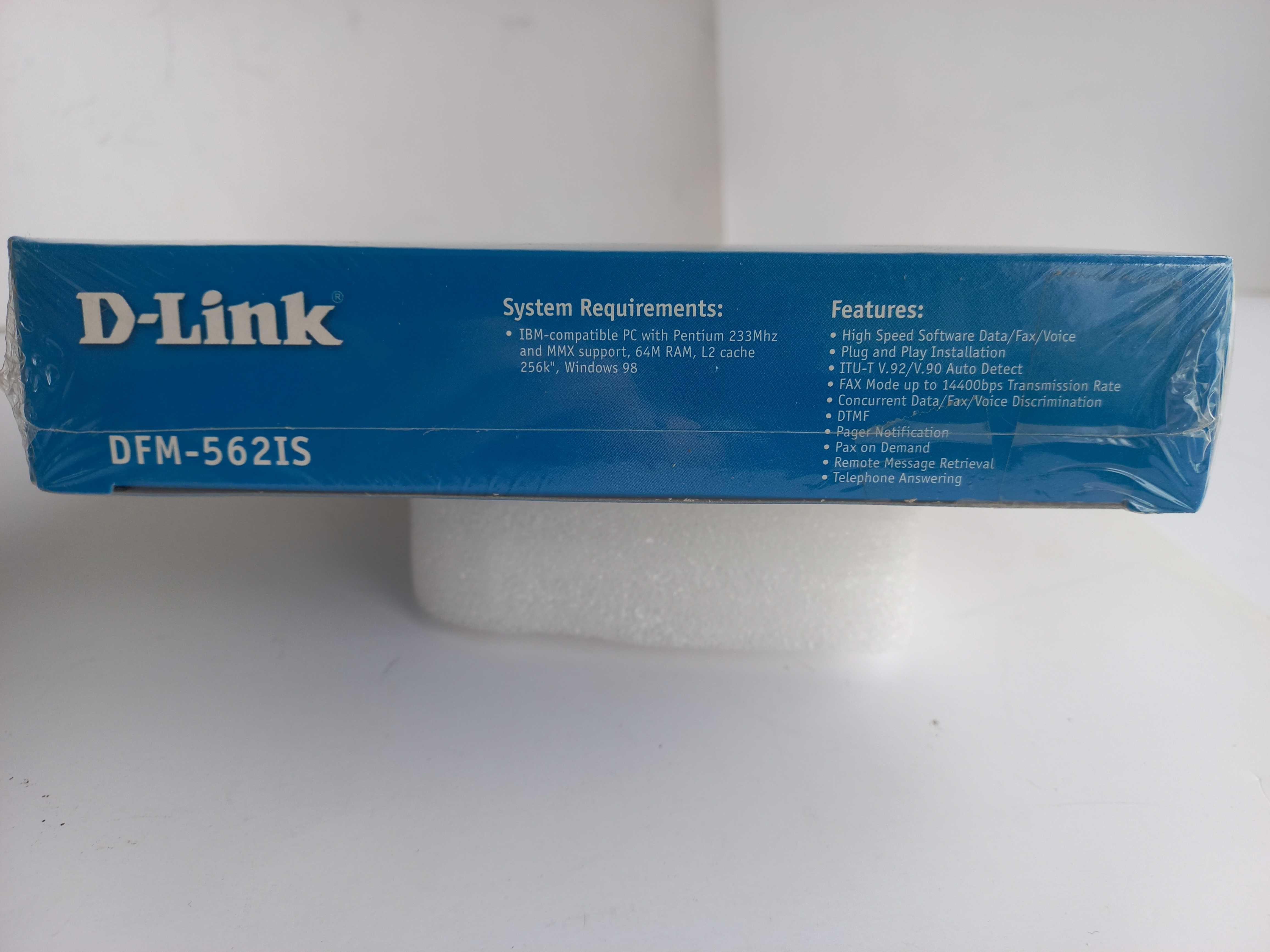 Факс модемы 1)D-Link DFM-56215 новый 2)Acorp CTR 21 56K Fax Modem, б/у