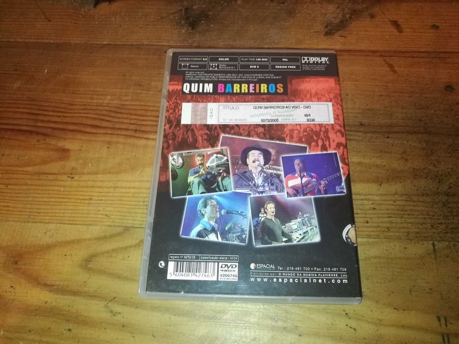 QUIM BARREIROS - Quim Barreiros ao Vivo  DVD MUSICA