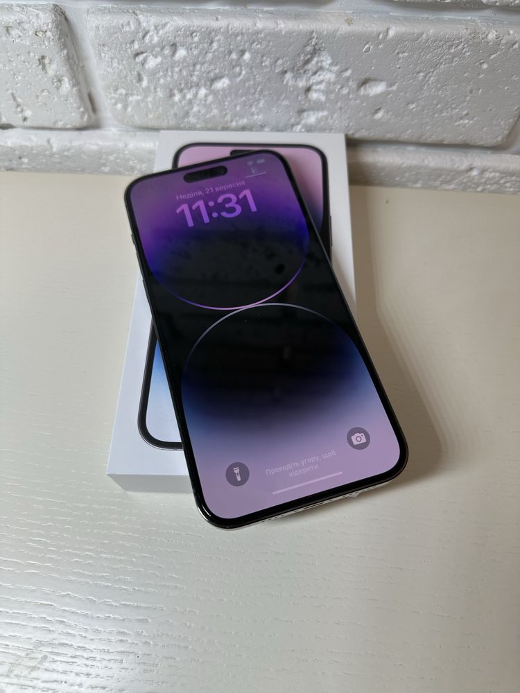 Iphone 14 pro max 256gb deep purple 85% фіз.сім neverlock