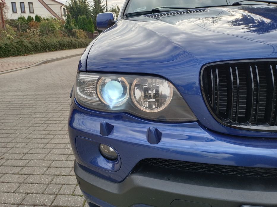Komplet lamp przód przednie xenon BMW X5 e53 lift Europa
