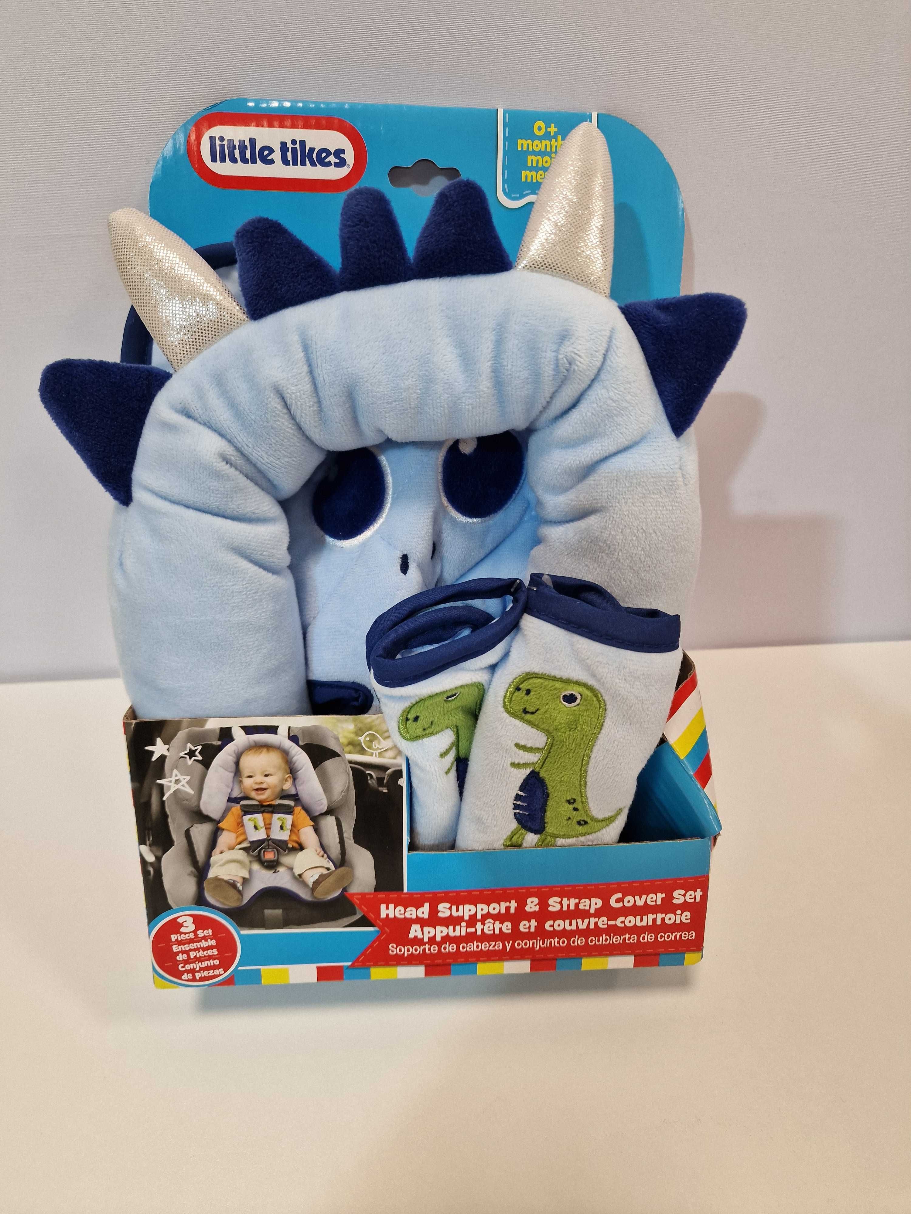 Little Tikes miękka wkładka do fotelika dziecięcego + osłonka na pasy