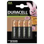 Аккумуляторы Duracell AA HR6 2500mAh