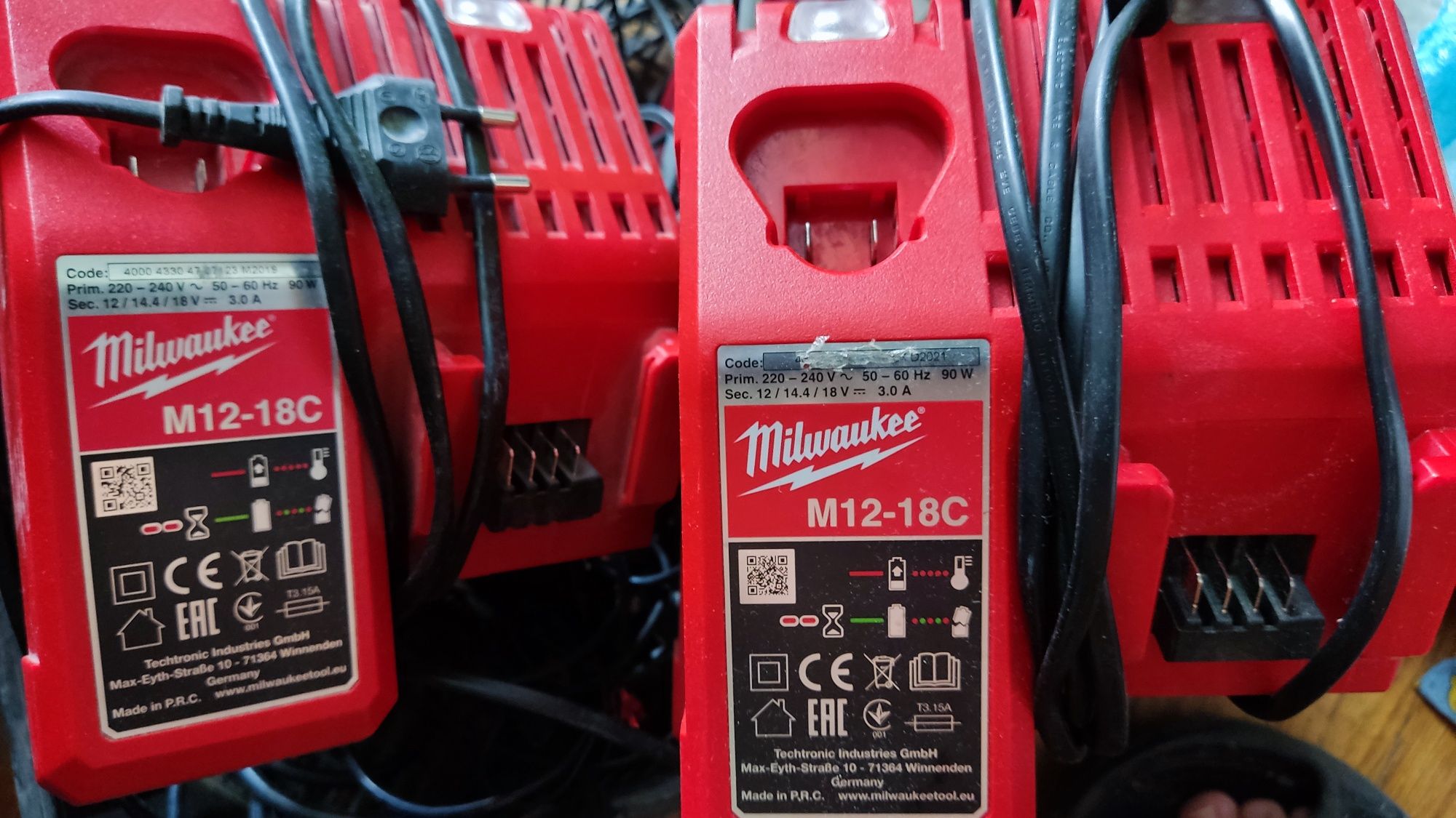 Зарядка зарядне зарядное milwaukee m12 m18 berner bti