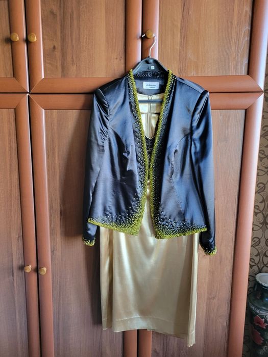Сукня з піджаком,плаття , костюм. 50роз.
