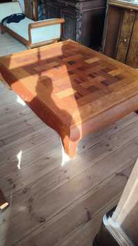Drewniany stół w stylu japońskim - wymiary: 170x130x50