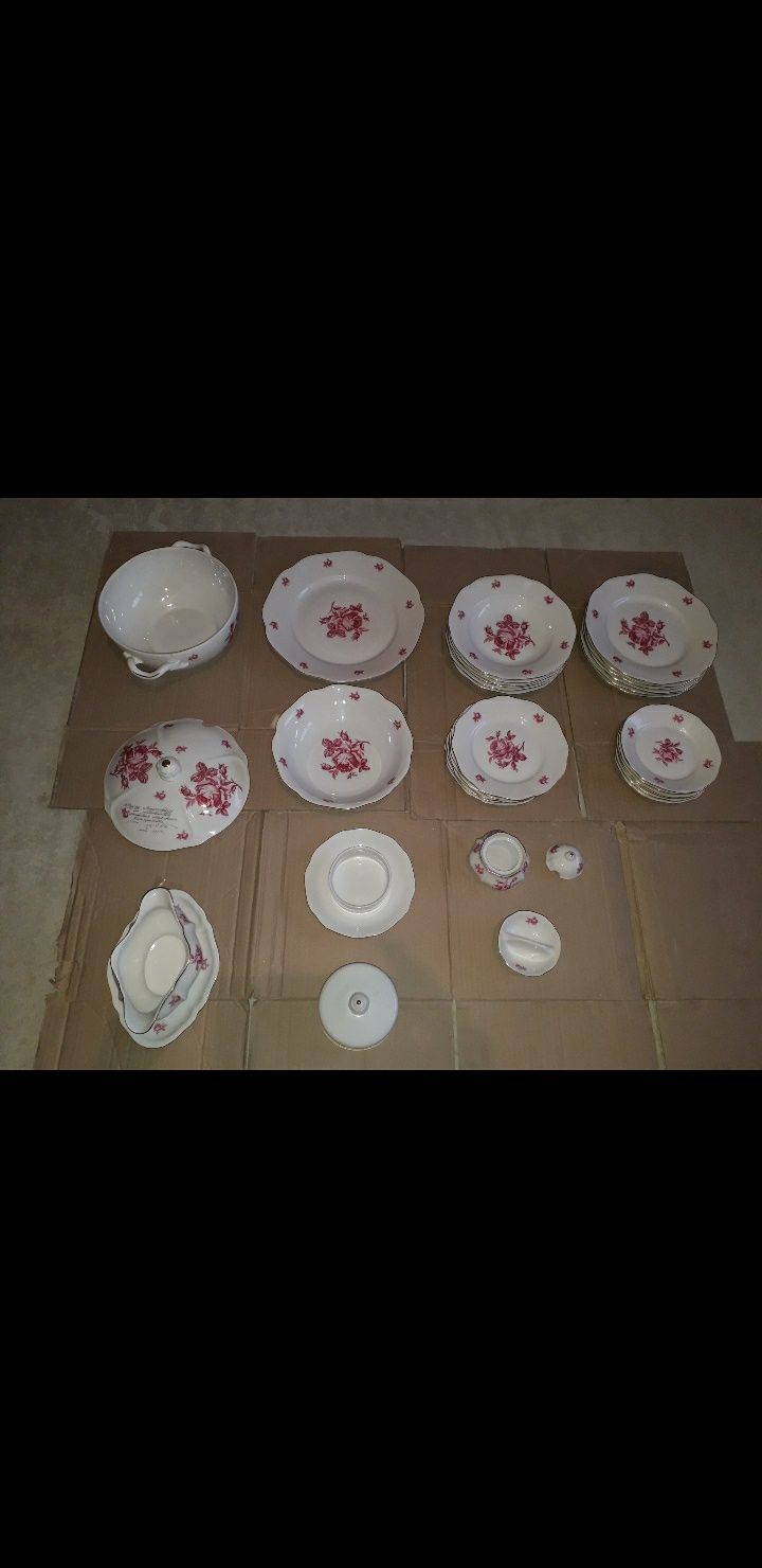 Сервиз столовый / набор посуды обеденный Bohemia фарфор Антиквариат