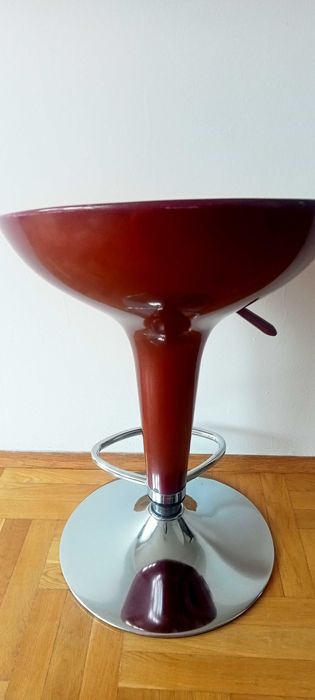 Hoker Stołek Barowy Krzesło Barowe Obrotowe