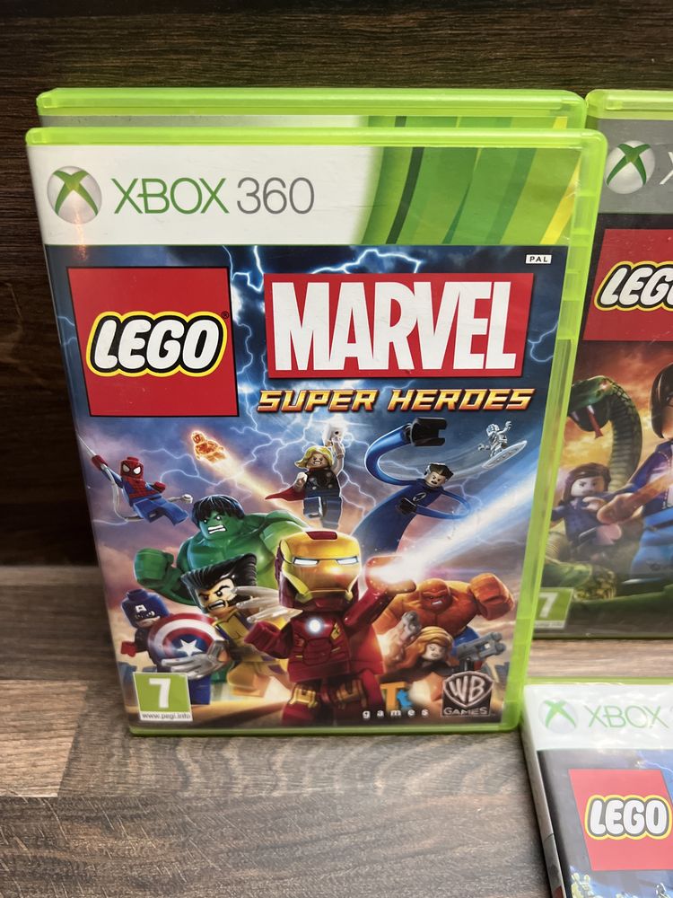 Xbox 360 Lego Marvel Avengers, Harry Potrer 1-4, 5-7, Super Heroes