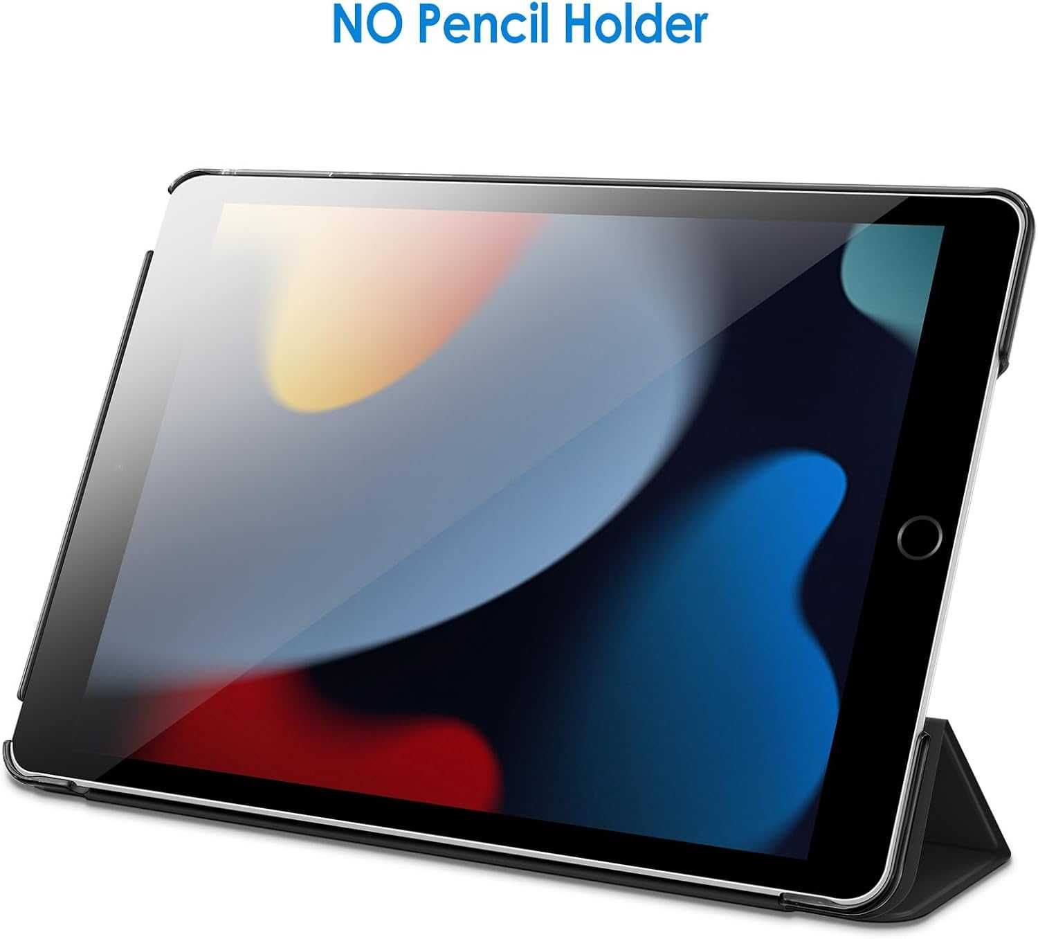 JETech Etui dla iPad 9/8/7 10,2 Cala Case z wytrzymałą obudową Czarny